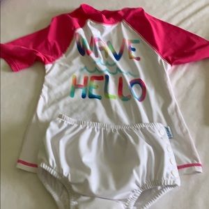 Girl’s swimming set